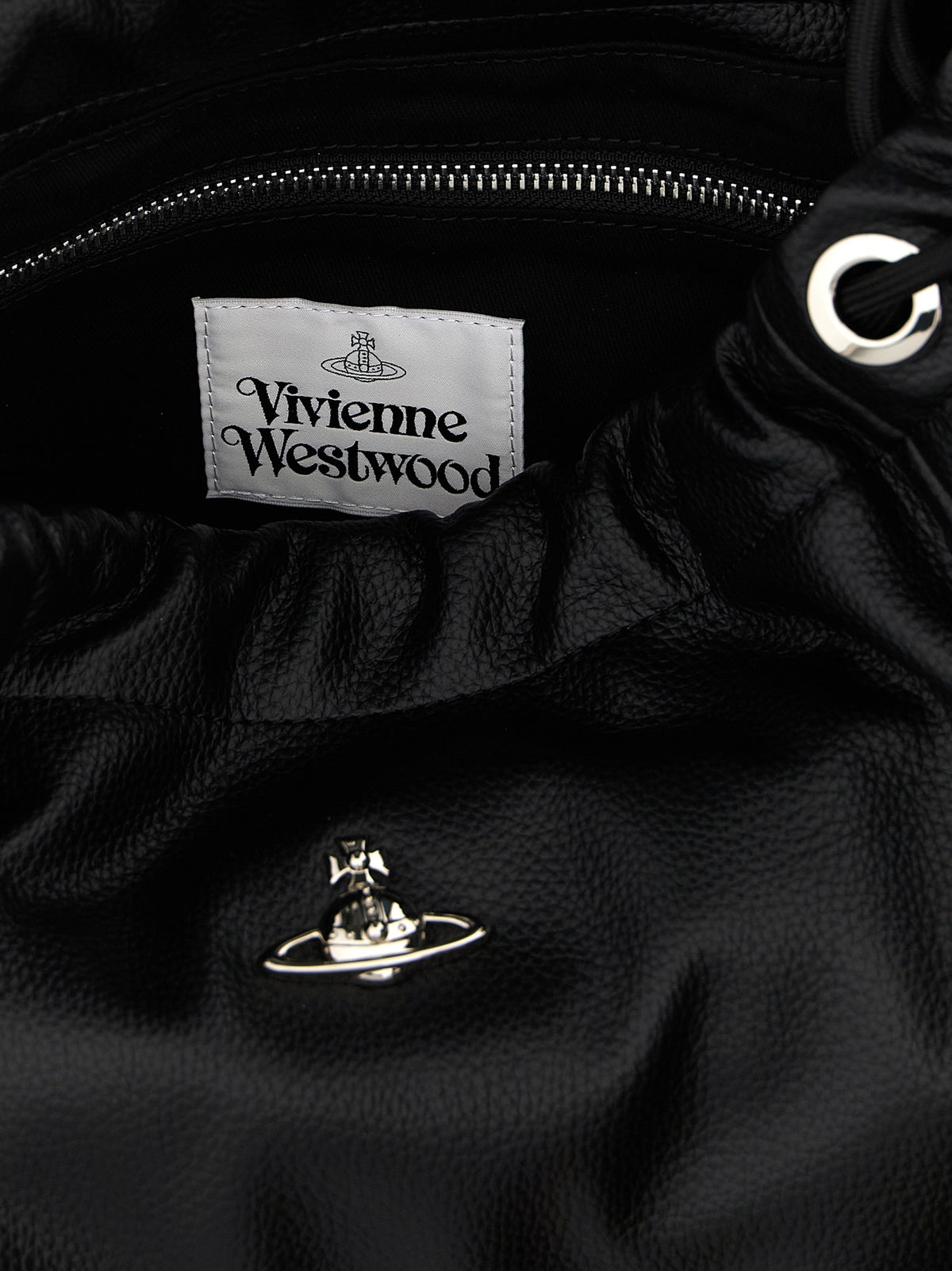 Vivienne Westwood Black Polyethylene Shoulder Bag