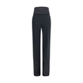 Ermanno Scervino Black Viscose Casual Pants
