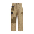 Isabel Marant Étoile Bicolor Cotton Cargo Pants