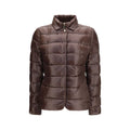 Herno Brown Goose Down Full-Length Jacket