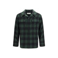 Ami Paris Bicolor Wool Oves Aries Pattern Shirt