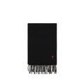 Ami Paris Black Wool Oves Aries Scarf