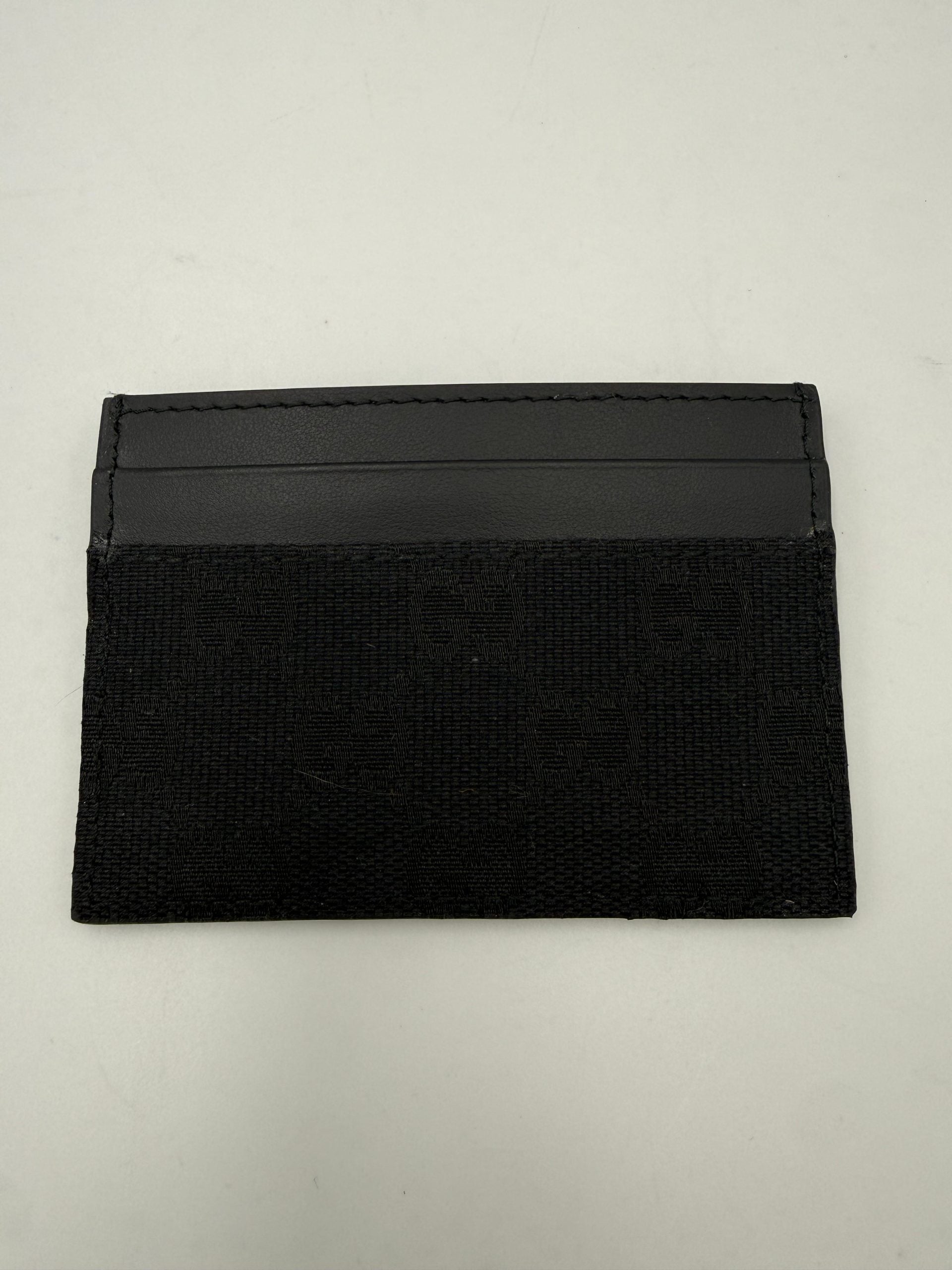 Gucci GUCCI GG Canvas Black Cardholder