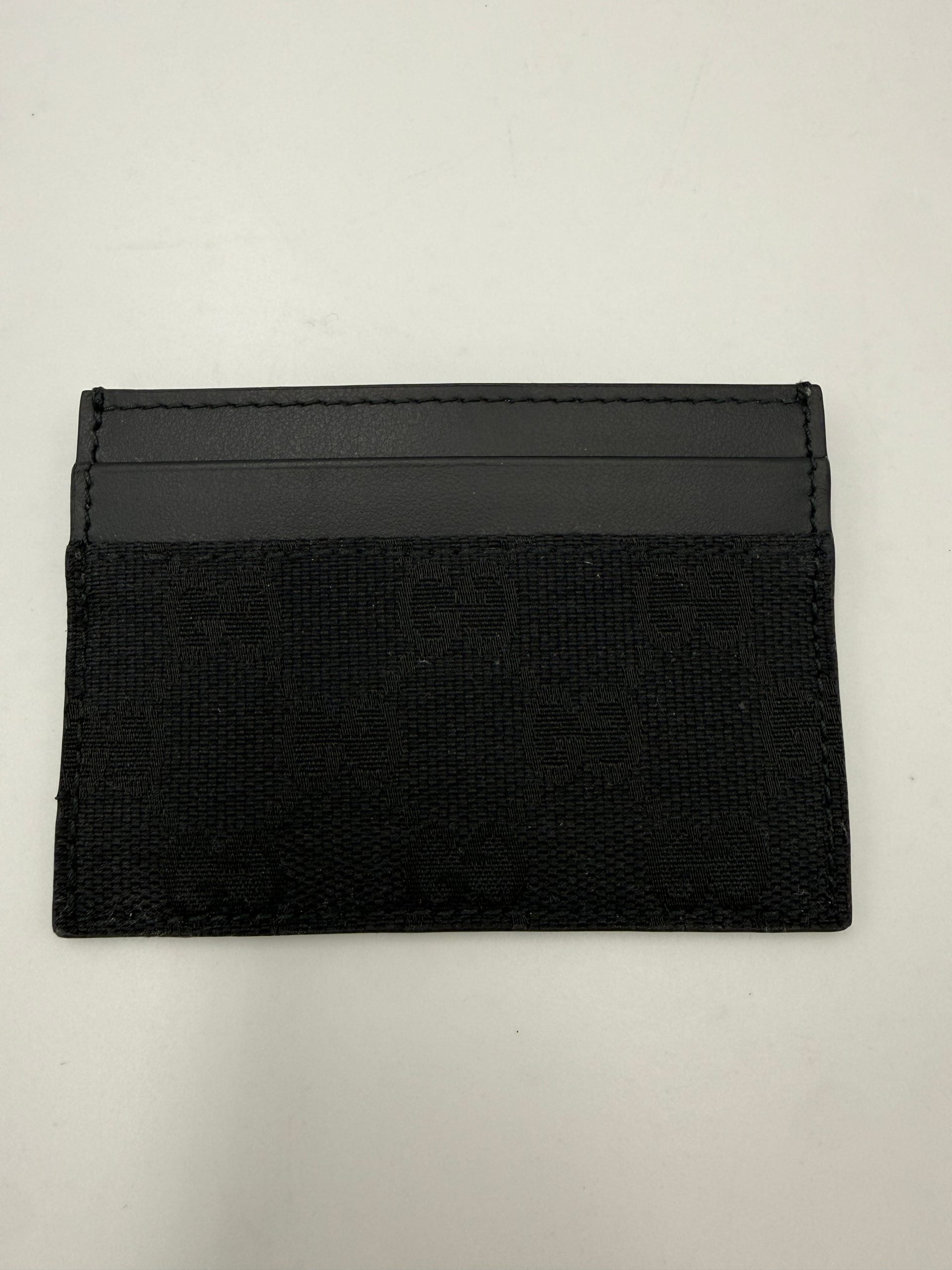 Gucci GUCCI GG Canvas Black Cardholder