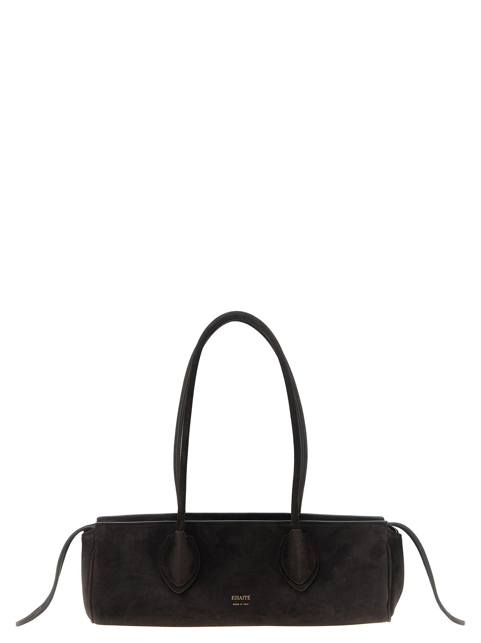 Khaite Brown Calfskin Shoulder Bag