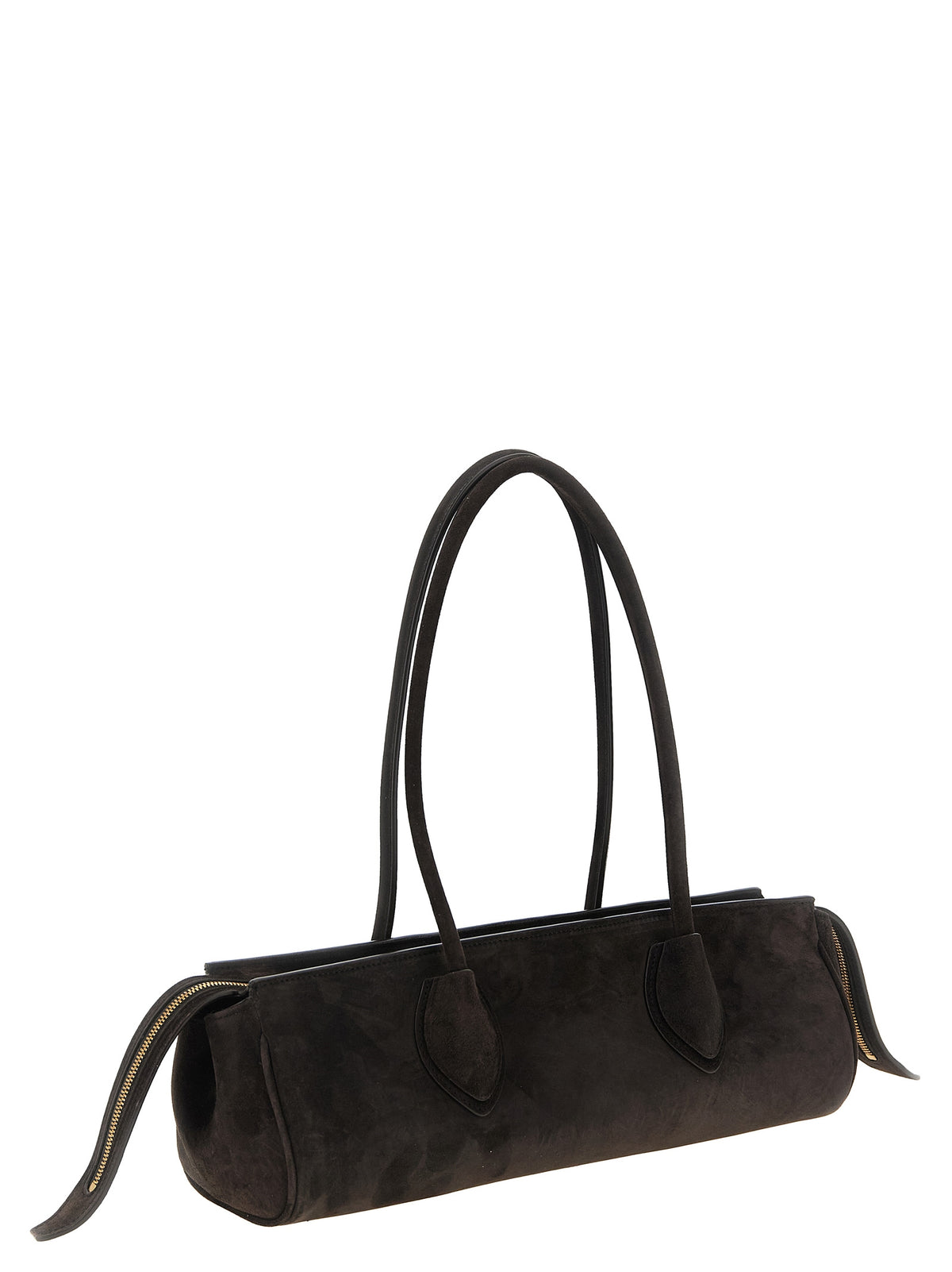 Khaite Brown Calfskin Shoulder Bag