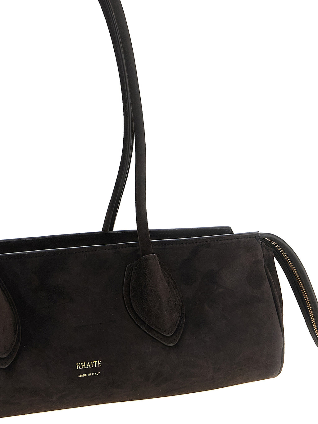 Khaite Brown Calfskin Shoulder Bag