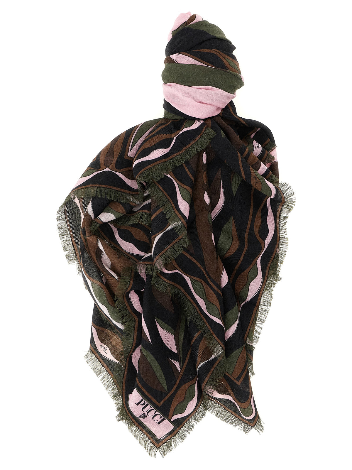 Emilio Pucci Multicolor Silk Scarf