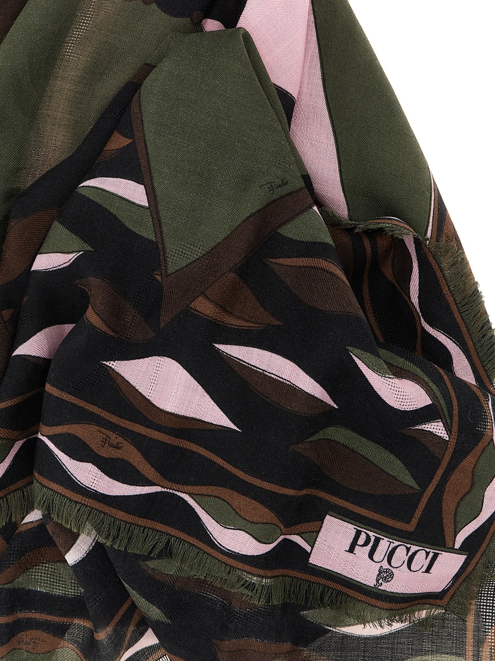 Emilio Pucci Multicolor Silk Scarf