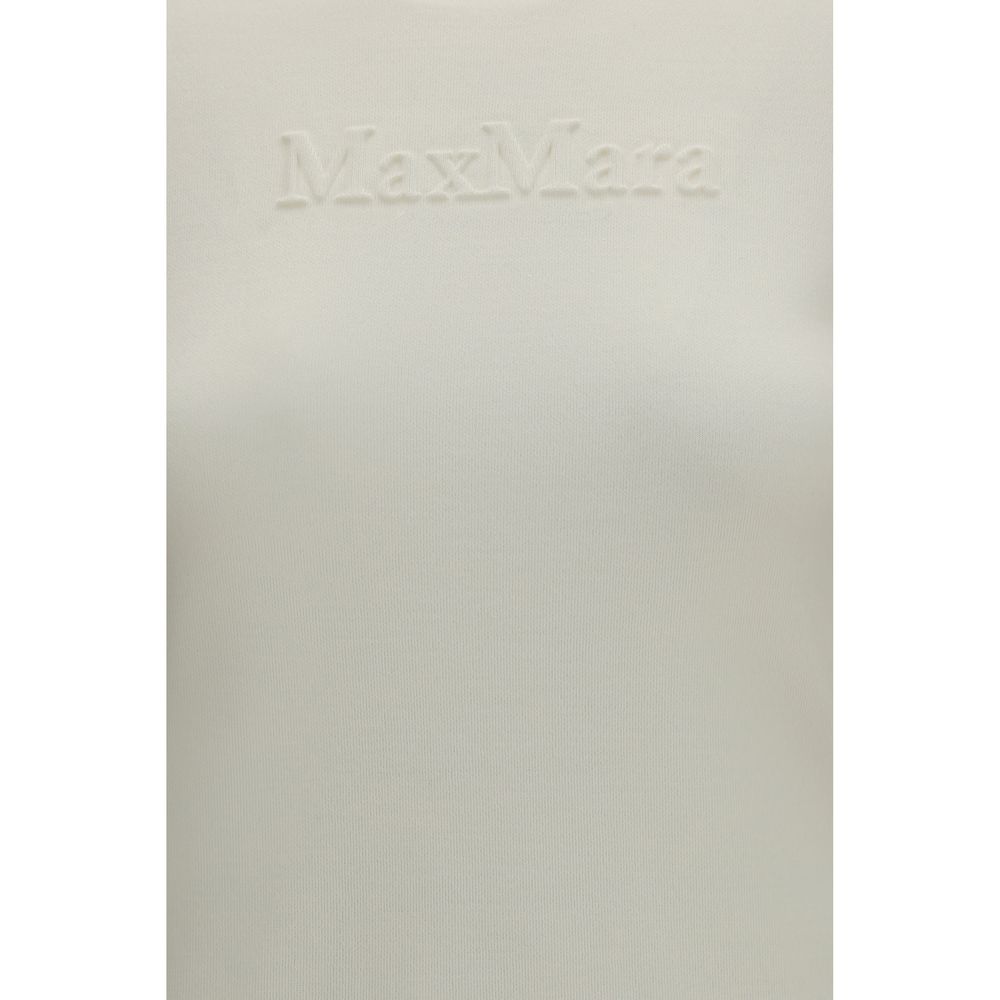 Max Mara White Wool Oves Aries Sweatshirt