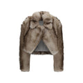 Max Mara Gray Polyester Full-Length Jacket