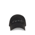 Gucci Black Cotton Cap (Baseball Hat)