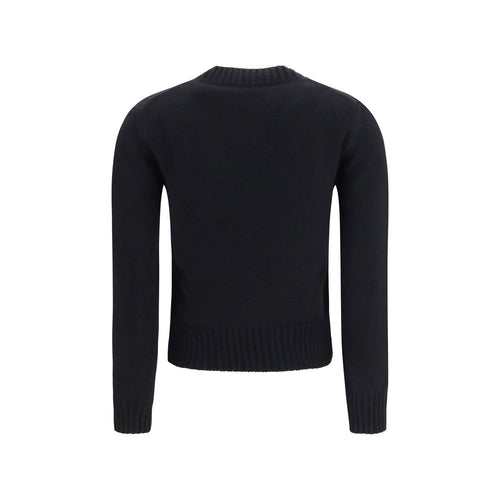 Ami Paris Zwart Wol Oves Aries Sweatshirt