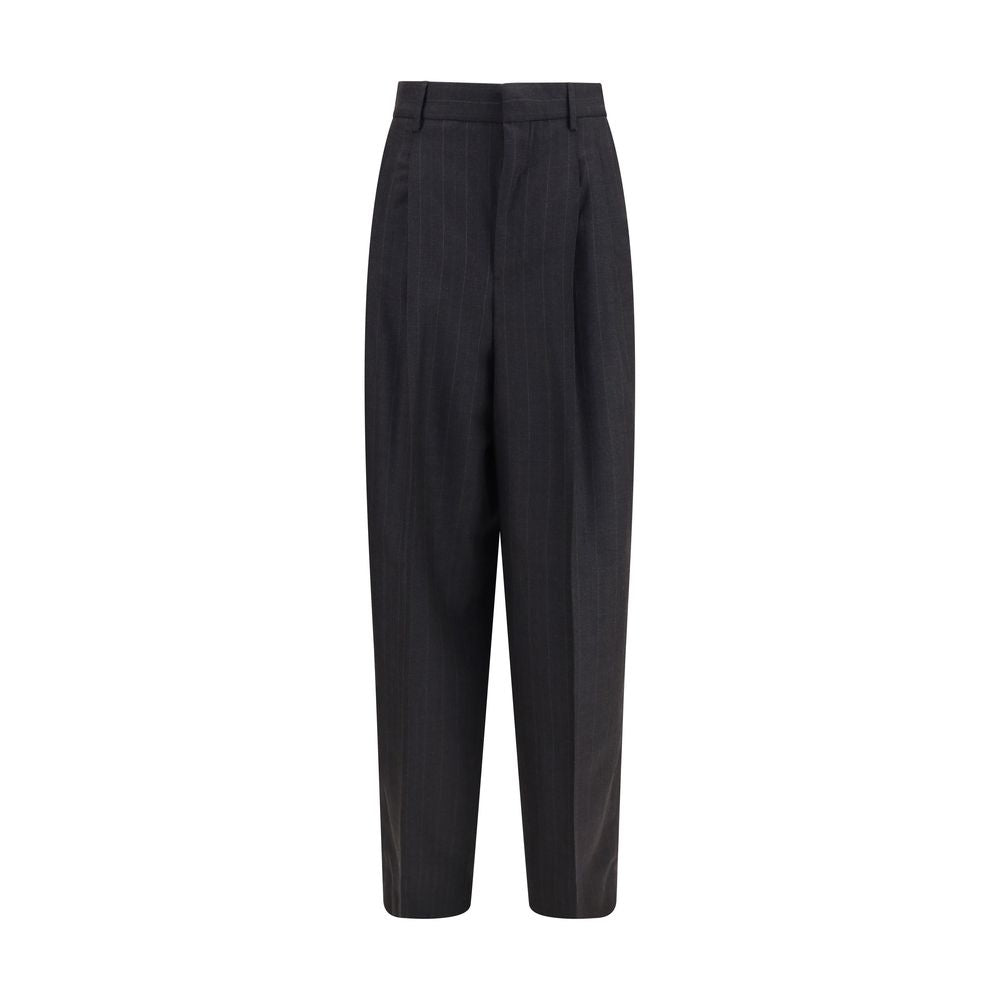 Ami Paris Black Wool Oves Aries Dress Pants