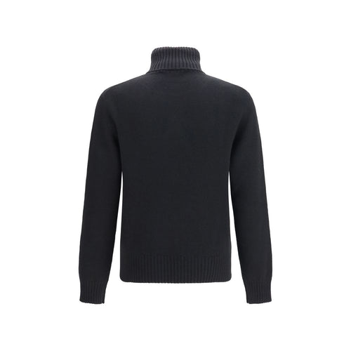 Ami Paris Zwart Wol Oves Aries Sweatshirt