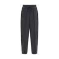 Ami Paris Black Wool Oves Aries Casual Pants