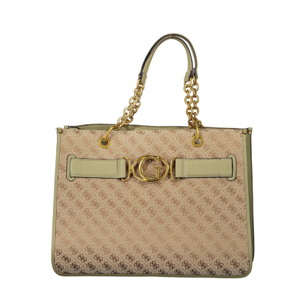 Guess Jeans Verde Polyurethane Women Handbag