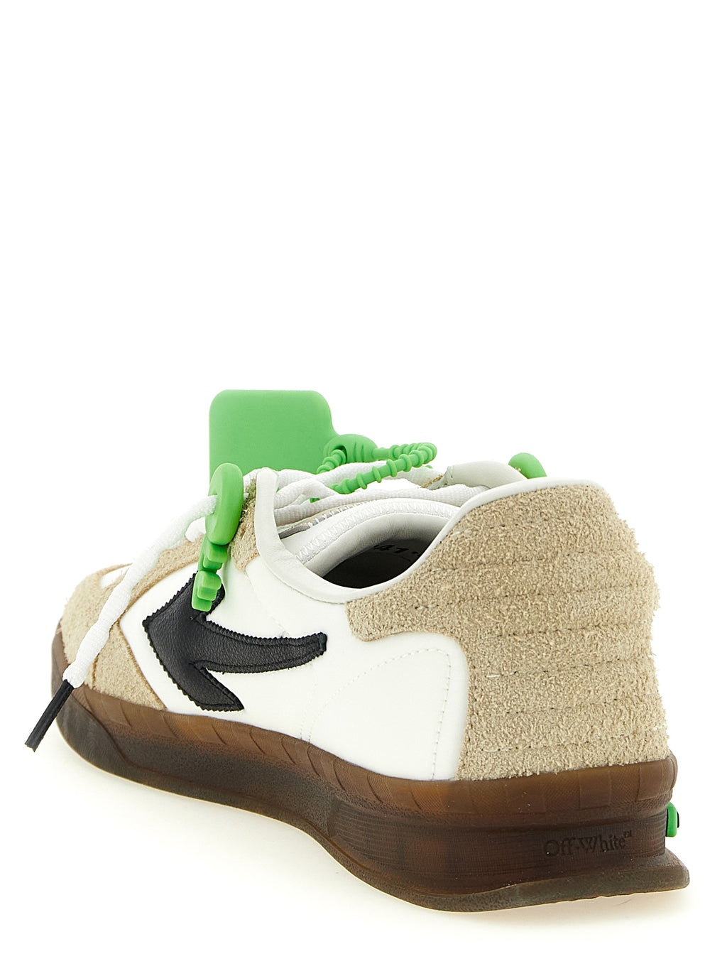 Off-White Multicolor Nylon Athletic Sneakers