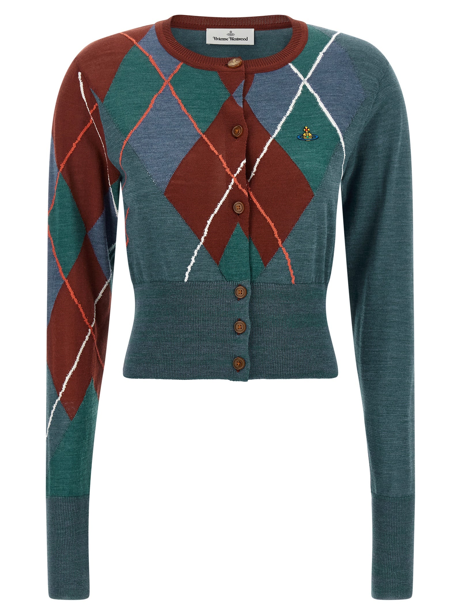 Vivienne Westwood Multicolor Wool Cardigan
