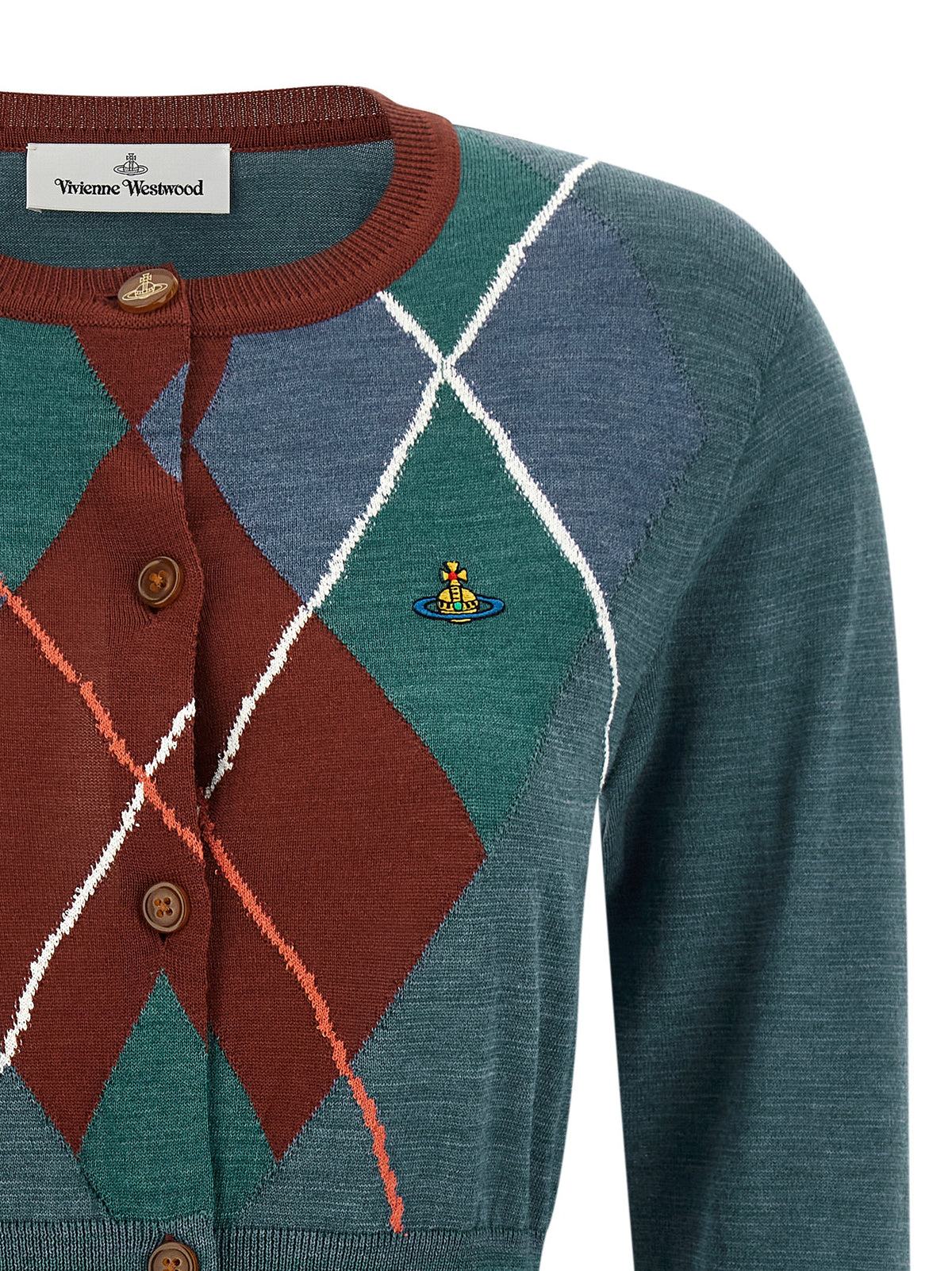 Vivienne Westwood Multicolor Wool Cardigan