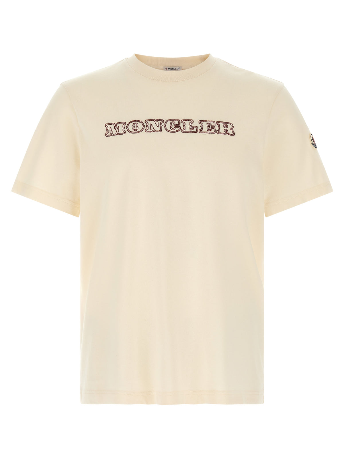 Moncler White Cotton T-Shirt