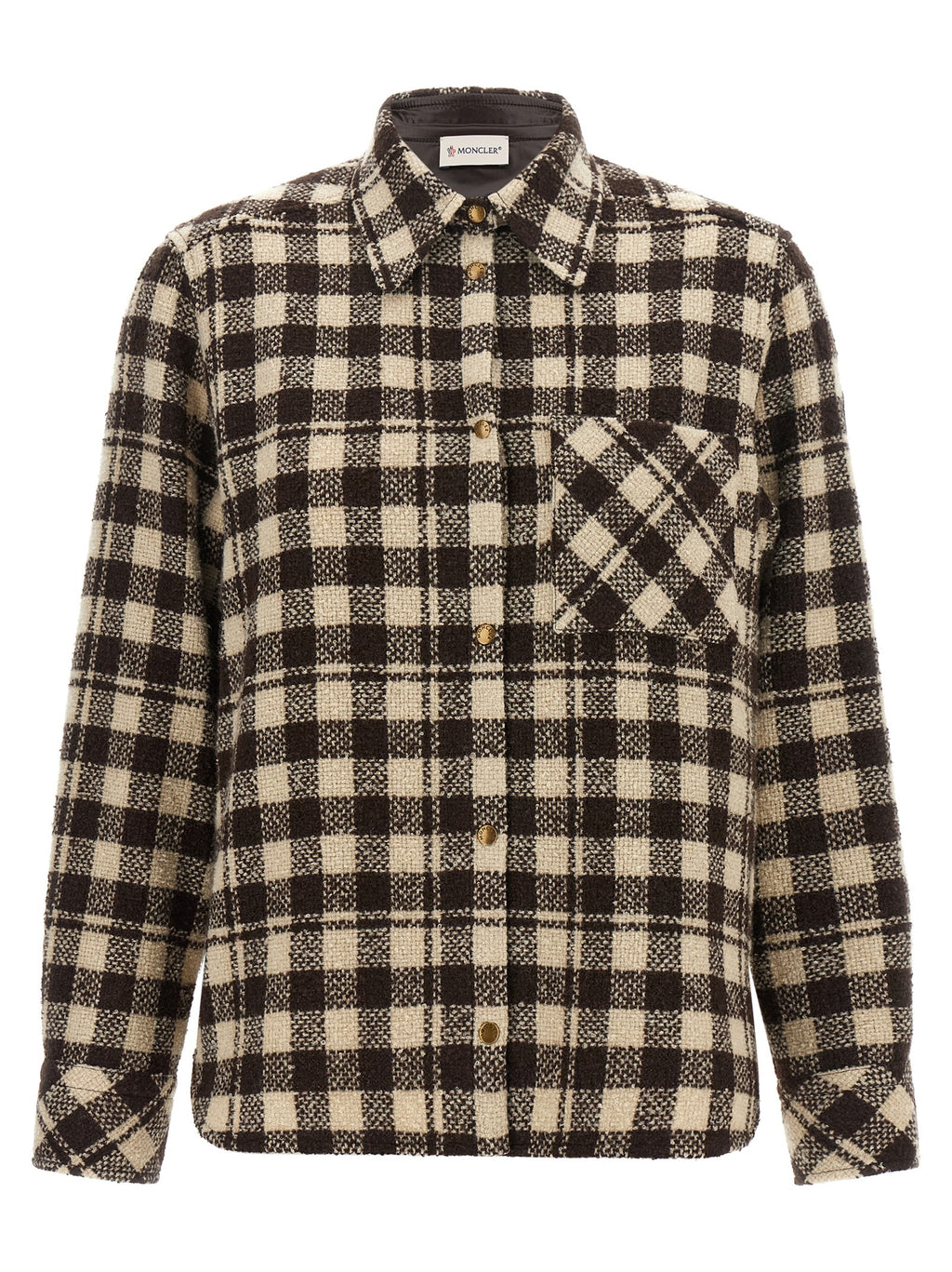 Moncler Brown Wool Blouse