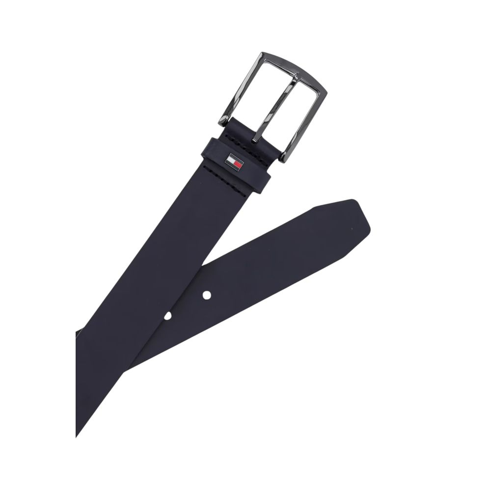 Tommy Hilfiger Blue Leather Regular Belt