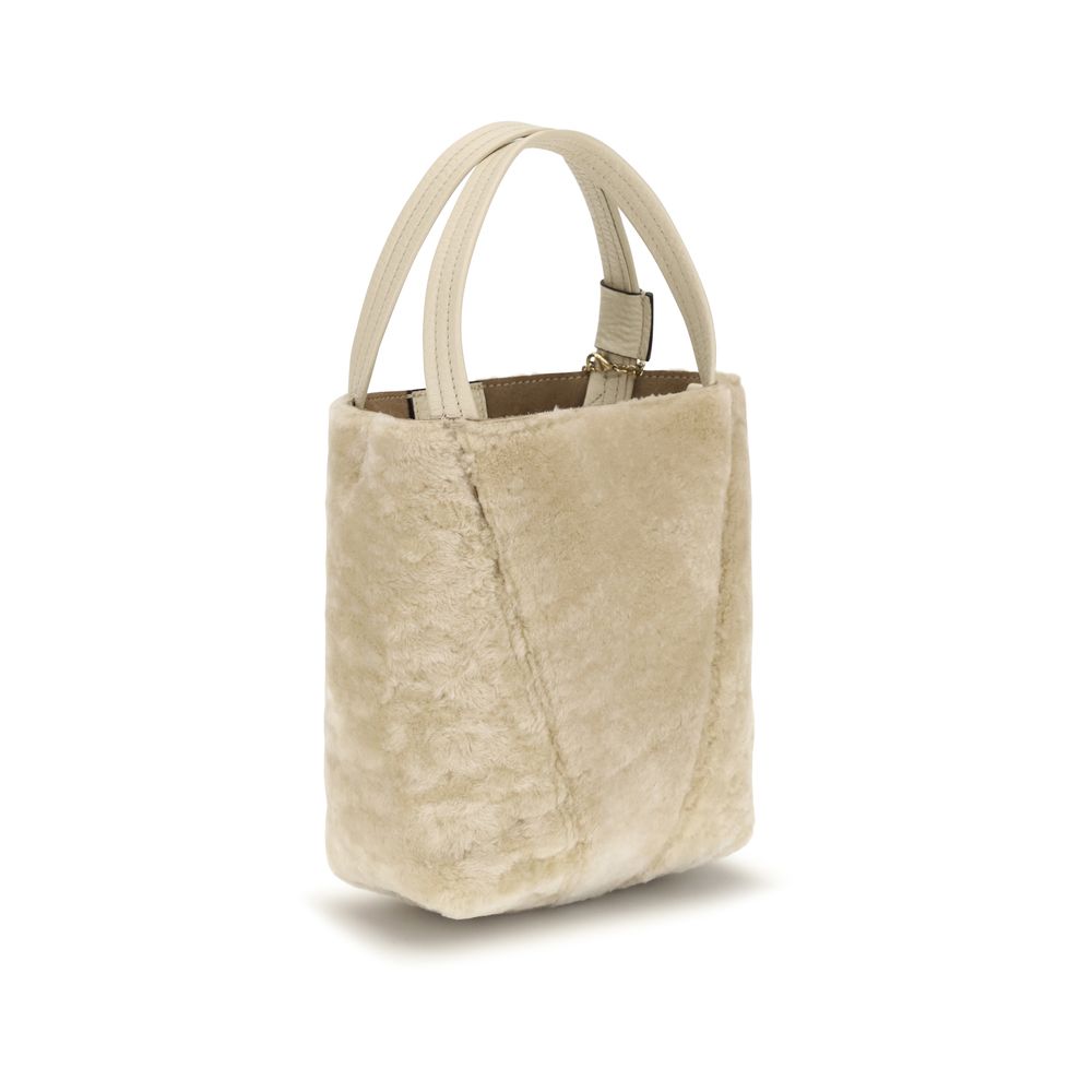 Chloé Beige Calf Leather Bos Taurus Shoulder Bag
