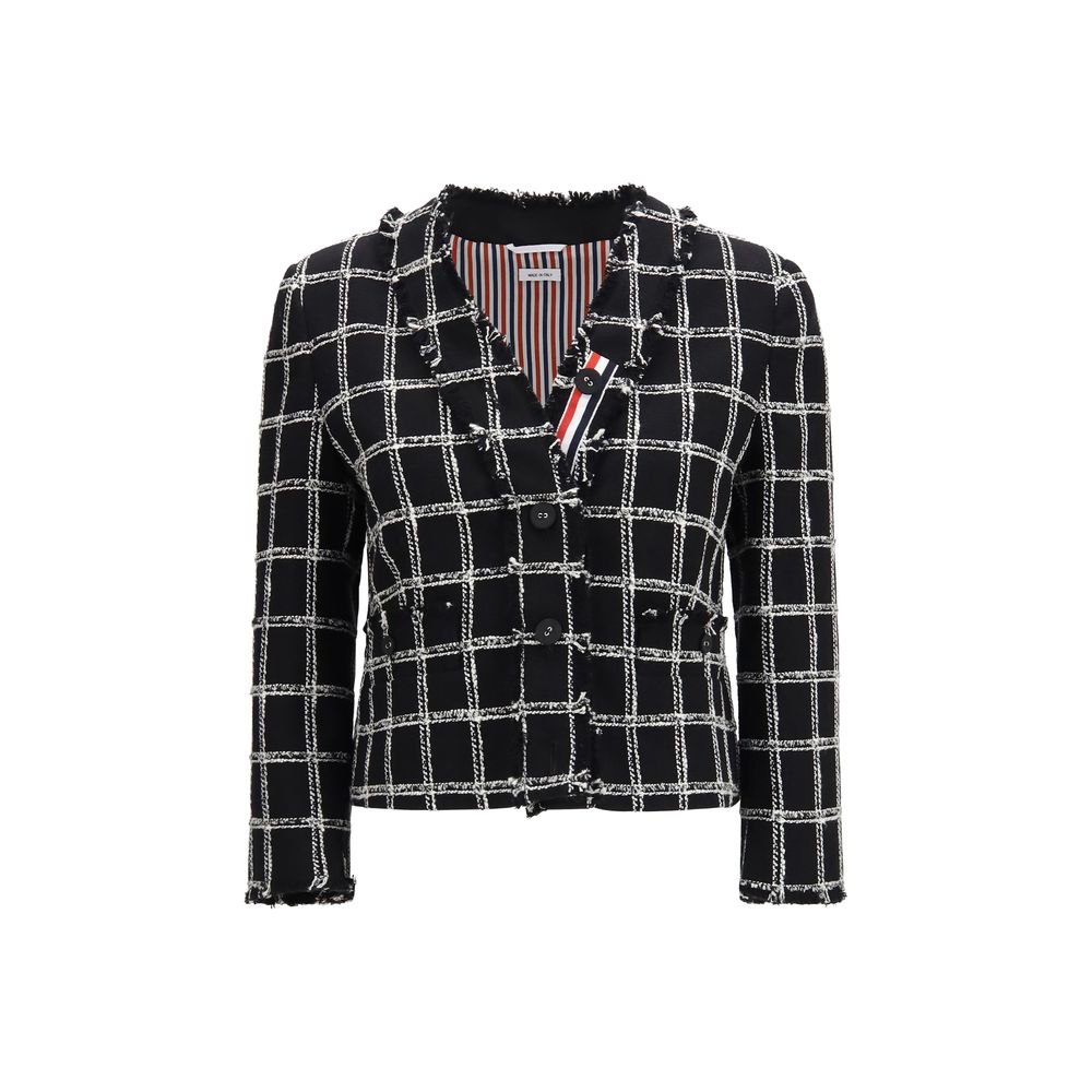 Thom Browne Black Cotton Jacket