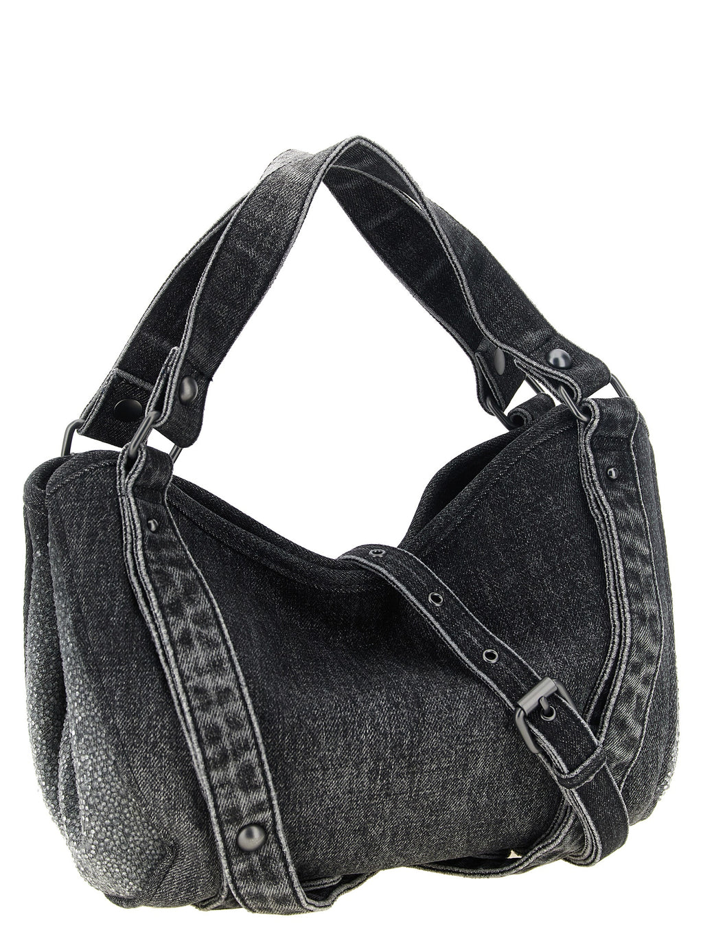 Diesel Black Cotton Handbag