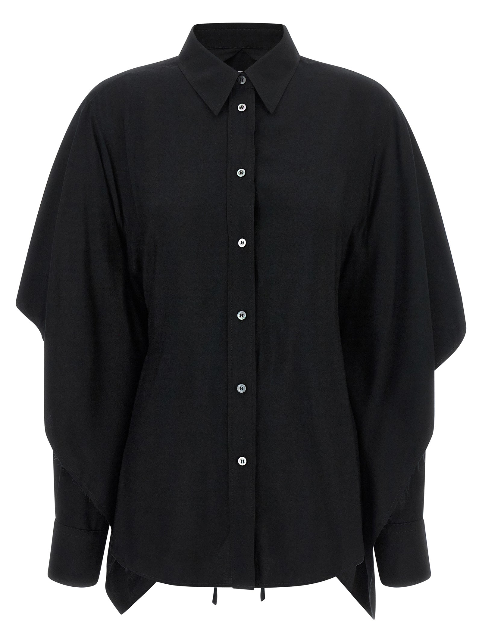 Maison Margiela Black Viscose Blouse