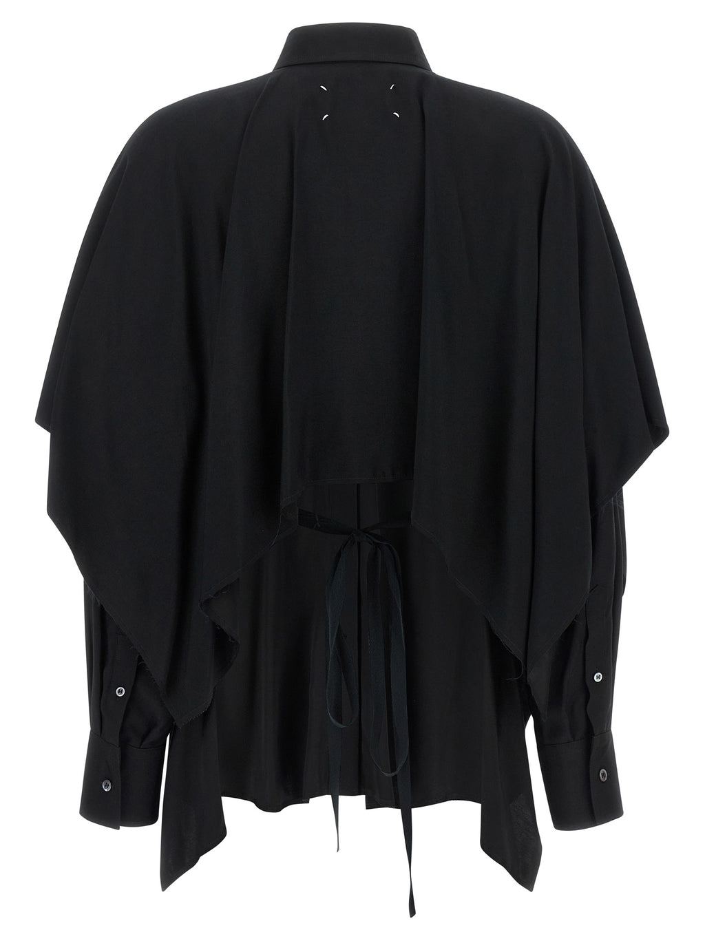Maison Margiela Black Viscose Blouse