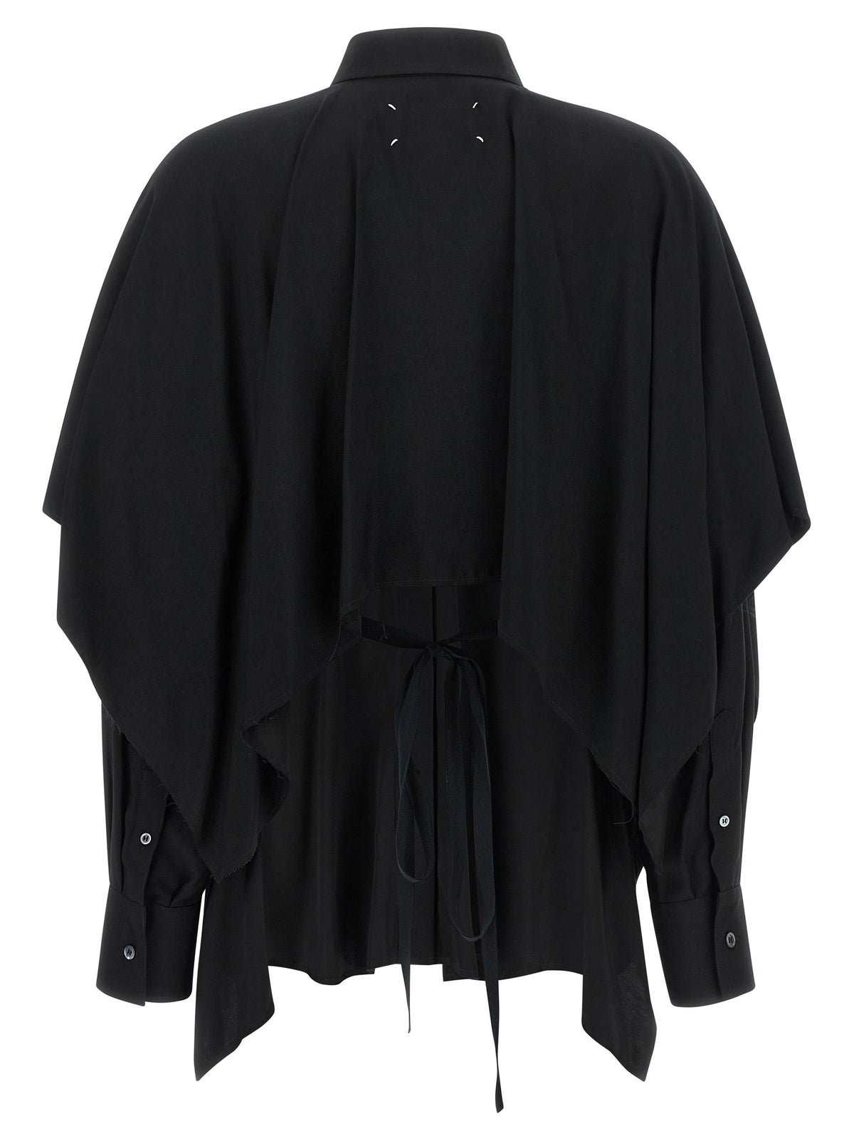 Maison Margiela Black Viscose Blouse