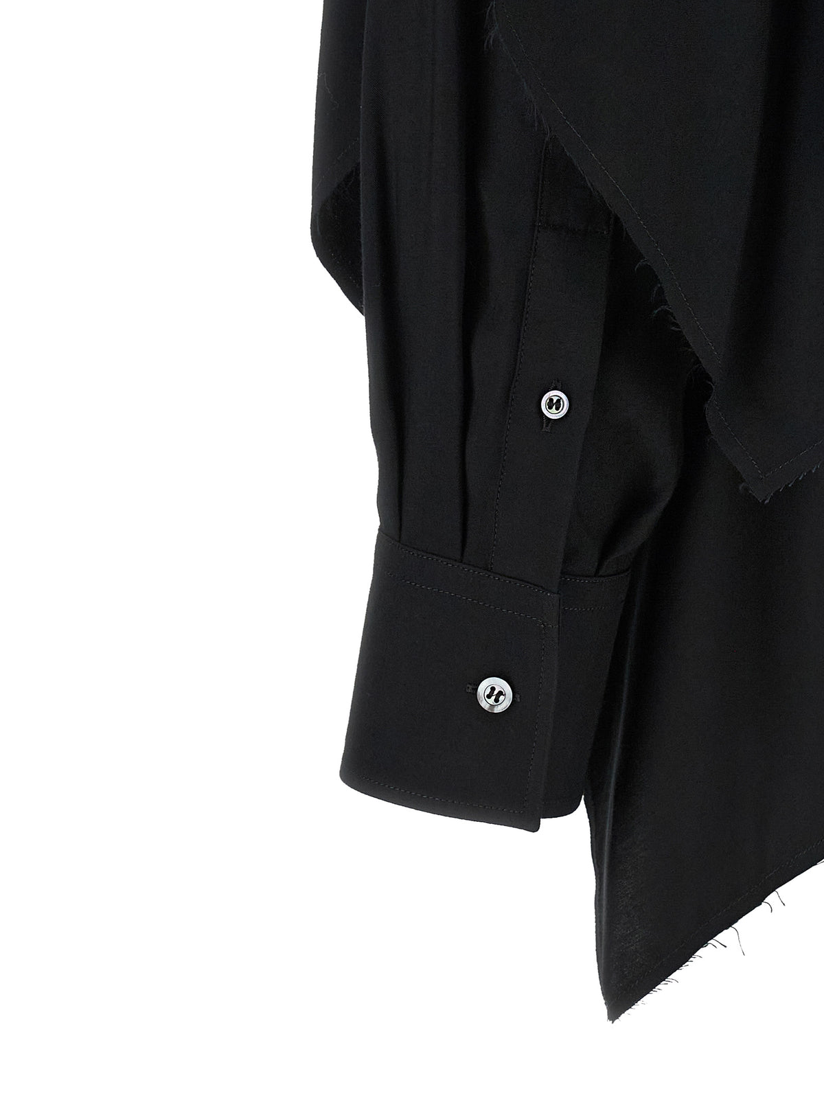 Maison Margiela Black Viscose Blouse