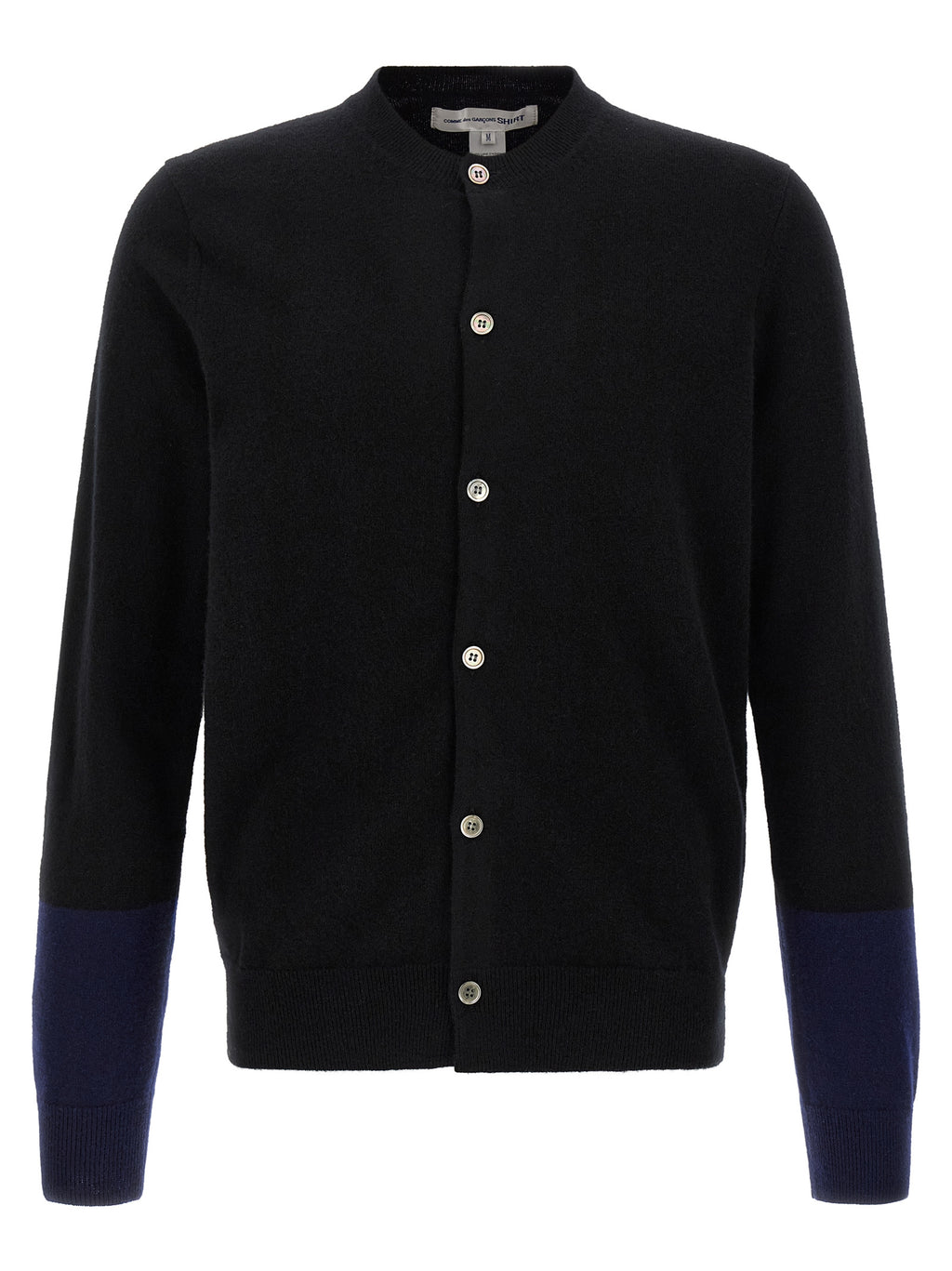 Comme Des Garçons Black Wool Cardigan