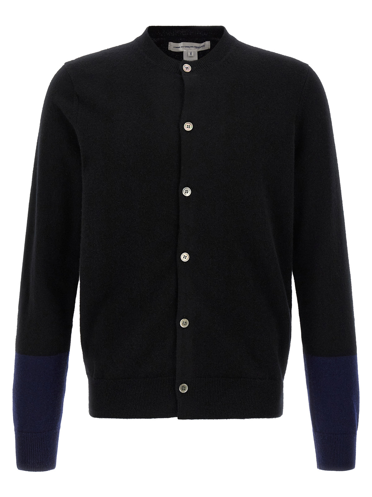Comme Des Garçons Black Wool Cardigan