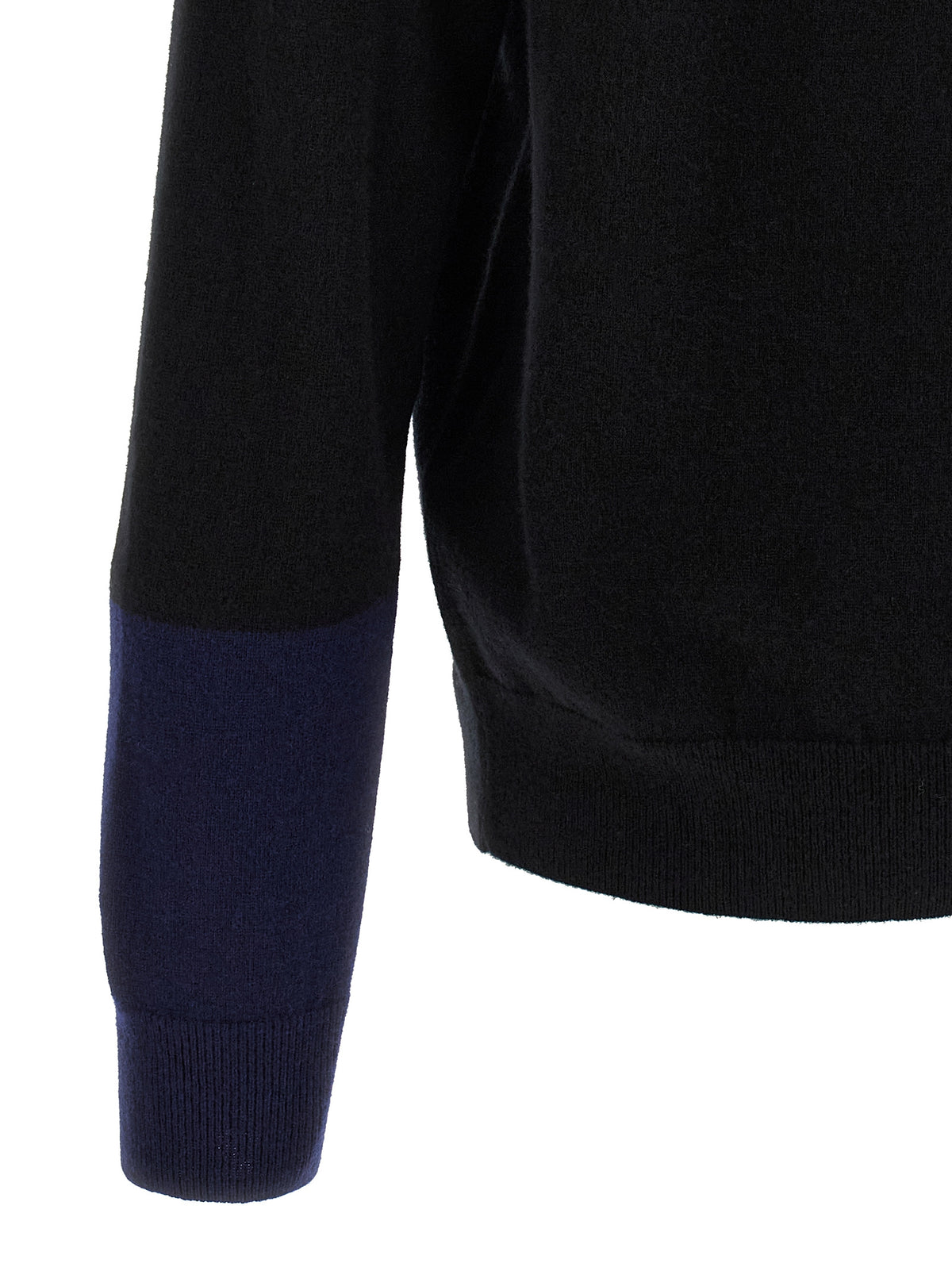 Comme Des Garçons Black Wool Cardigan