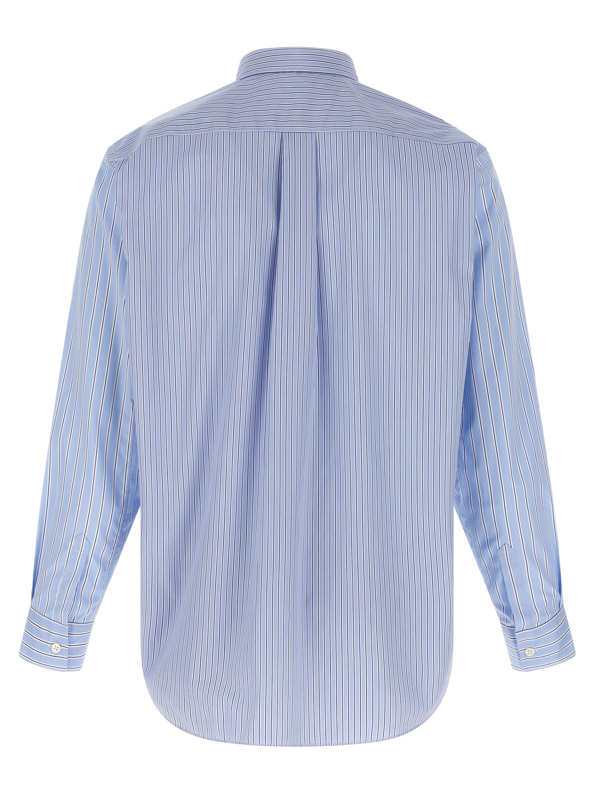 Comme Des Garçons Blue Cotton Blouse