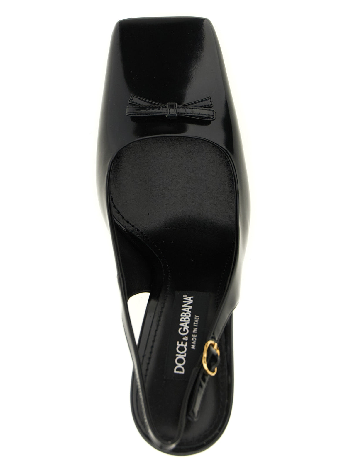 Dolce & Gabbana Black Calfskin High Heel Pumps