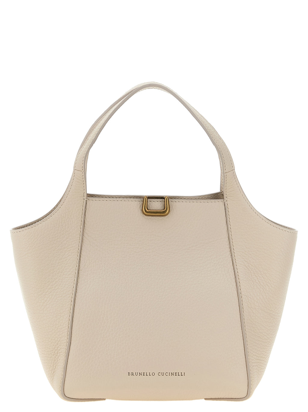 Brunello Cucinelli Beige Nubuc Leather Handbag