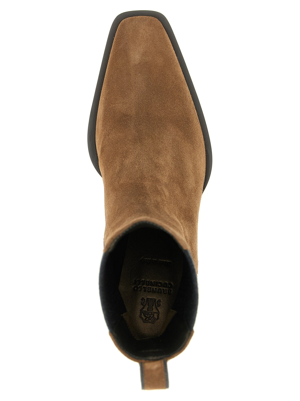Brunello Cucinelli Brown Calfskin Chelsea Boots