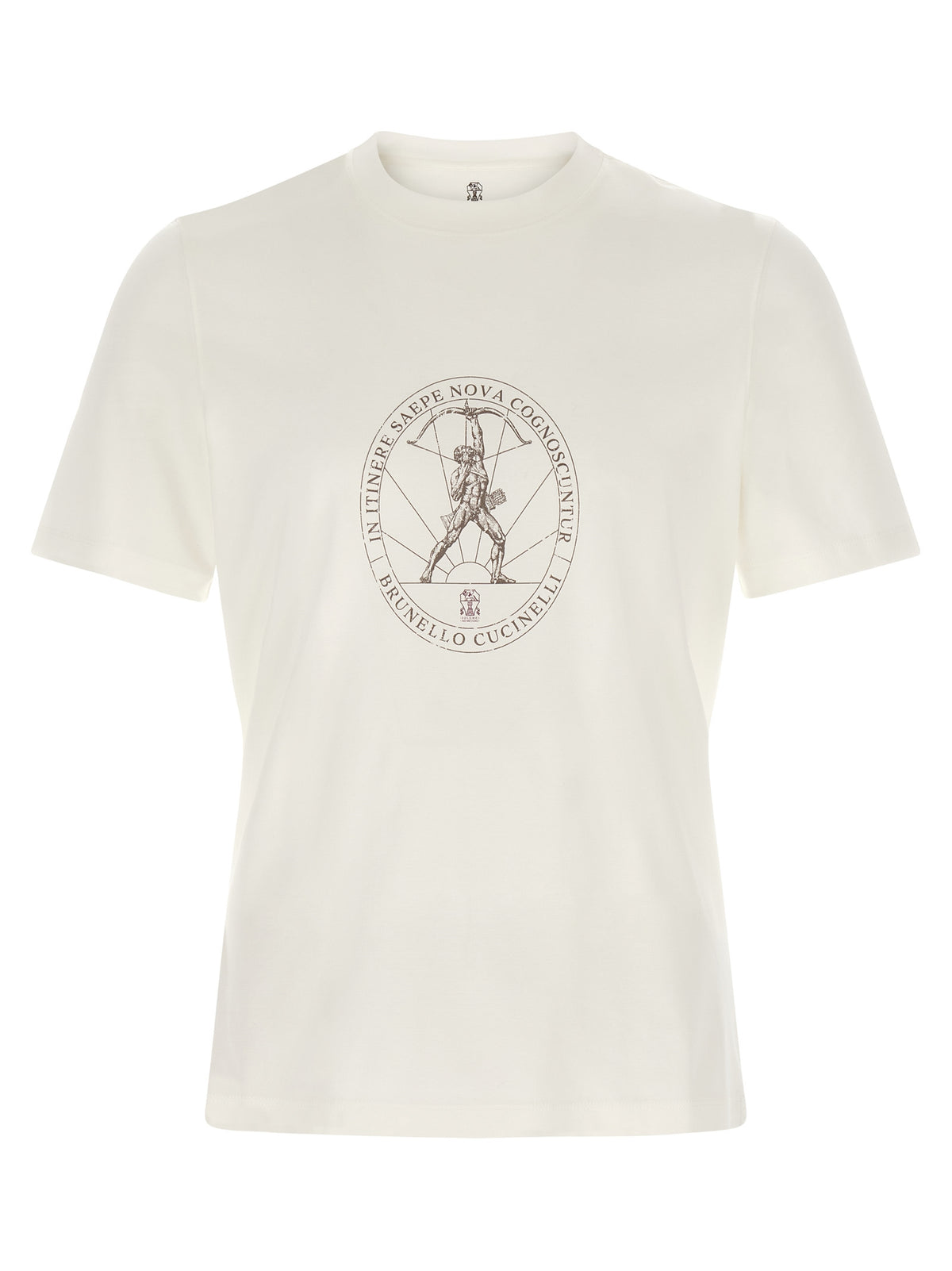 Brunello Cucinelli White Cotton T-Shirt