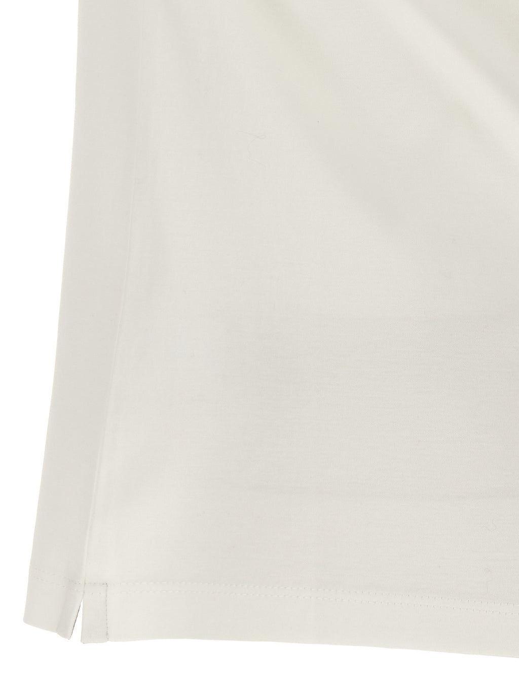 Brunello Cucinelli White Cotton T-Shirt