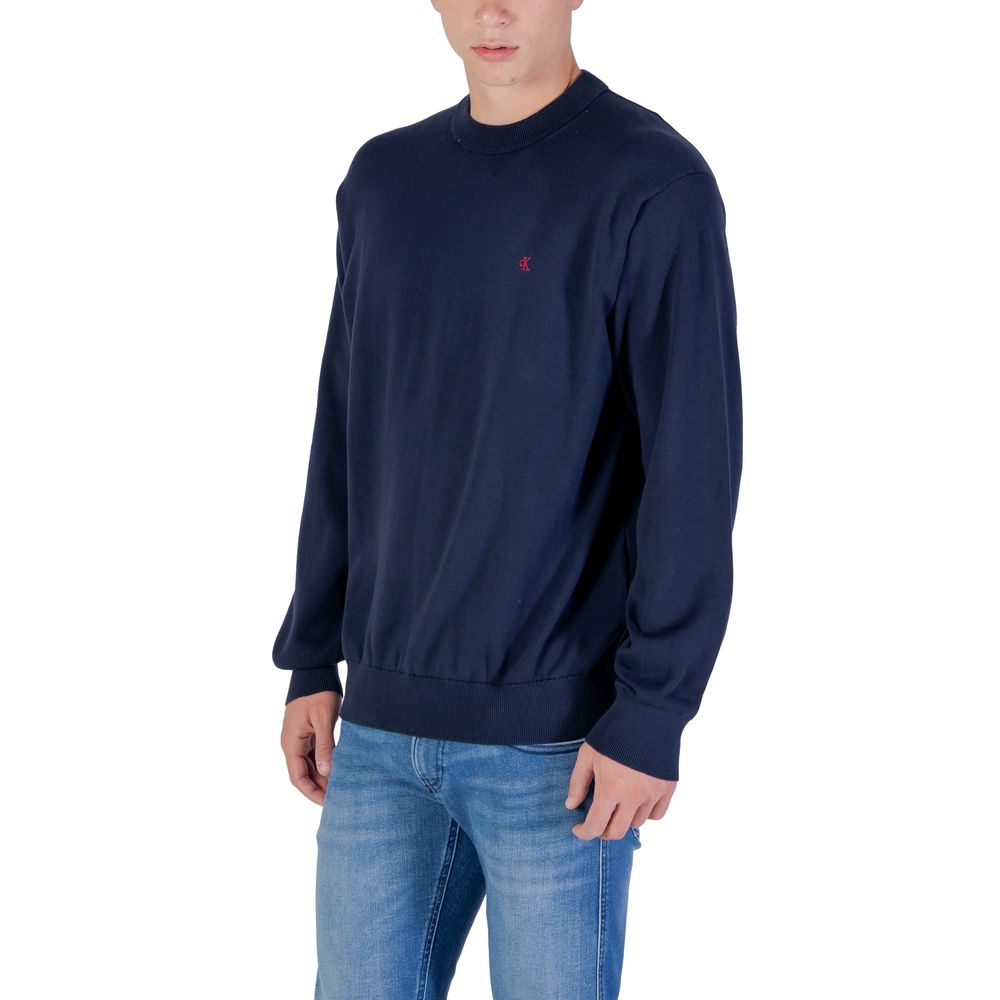 Calvin Klein Jeans Blue Cotton Sweatshirt