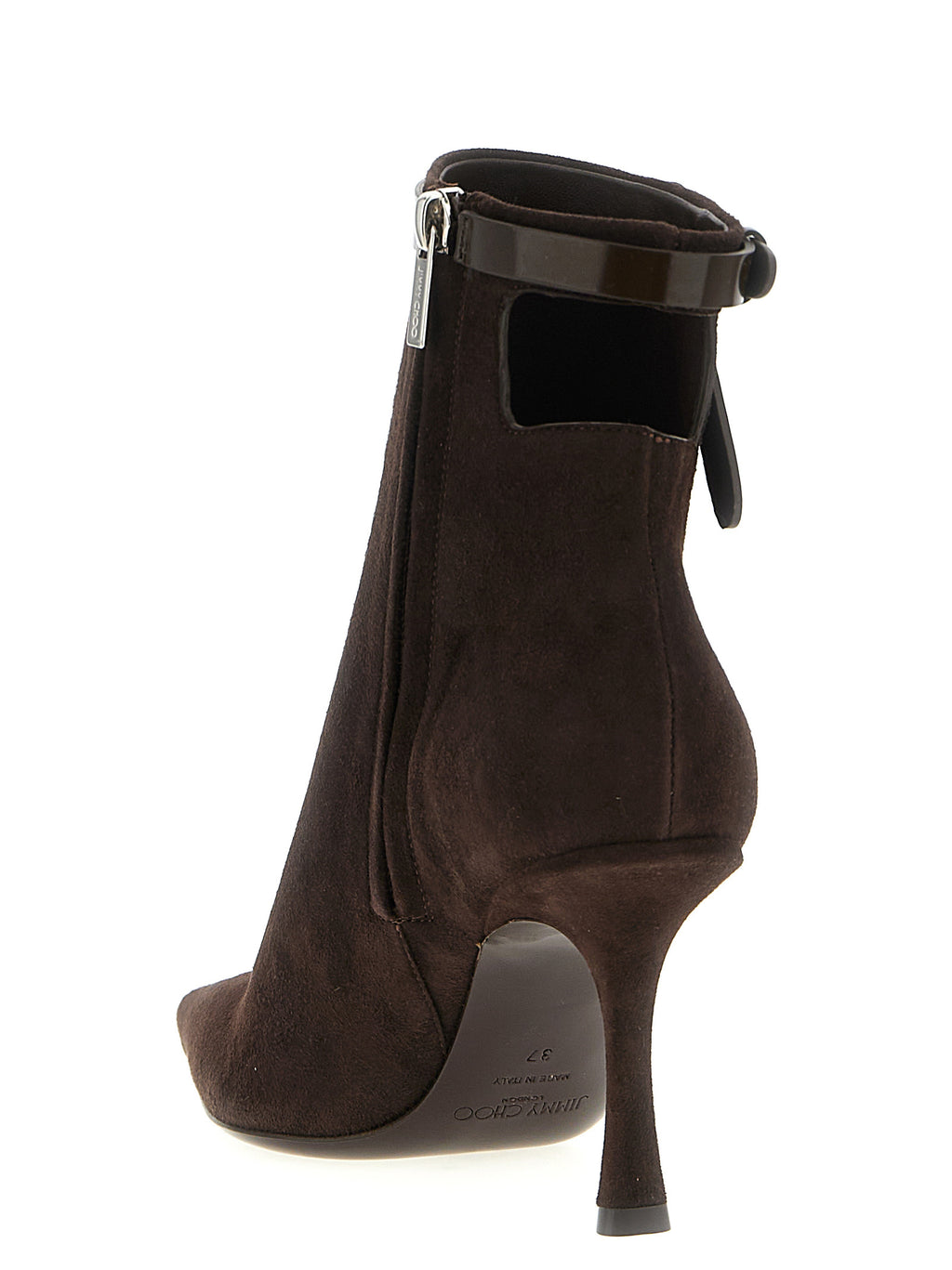 Jimmy Choo Brown Leather Ankle Boots