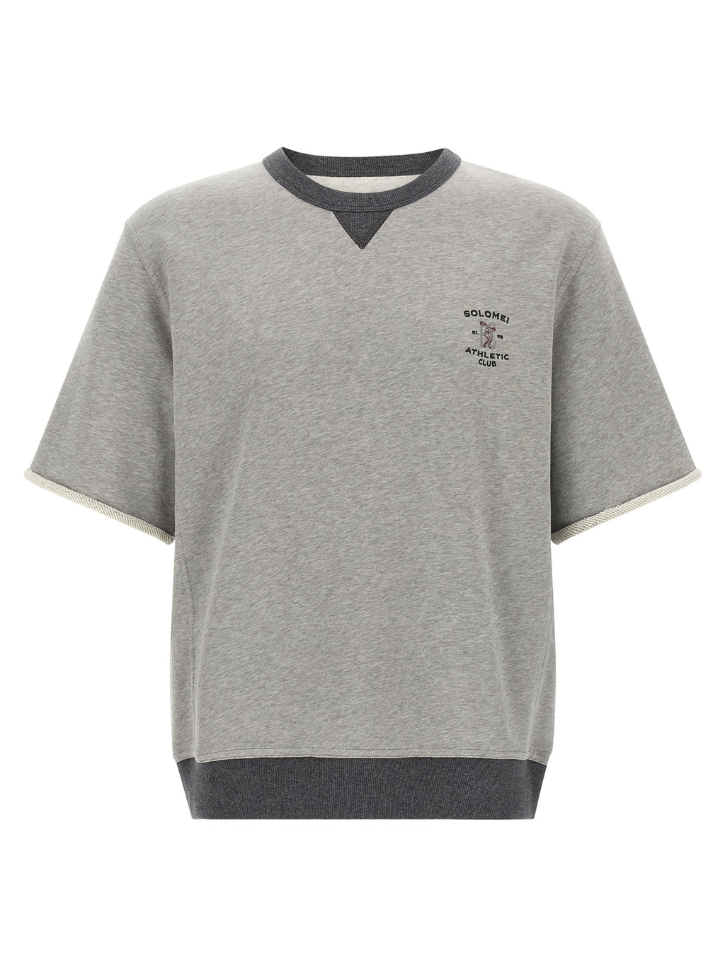 Brunello Cucinelli Gray Cotton Sweatshirt