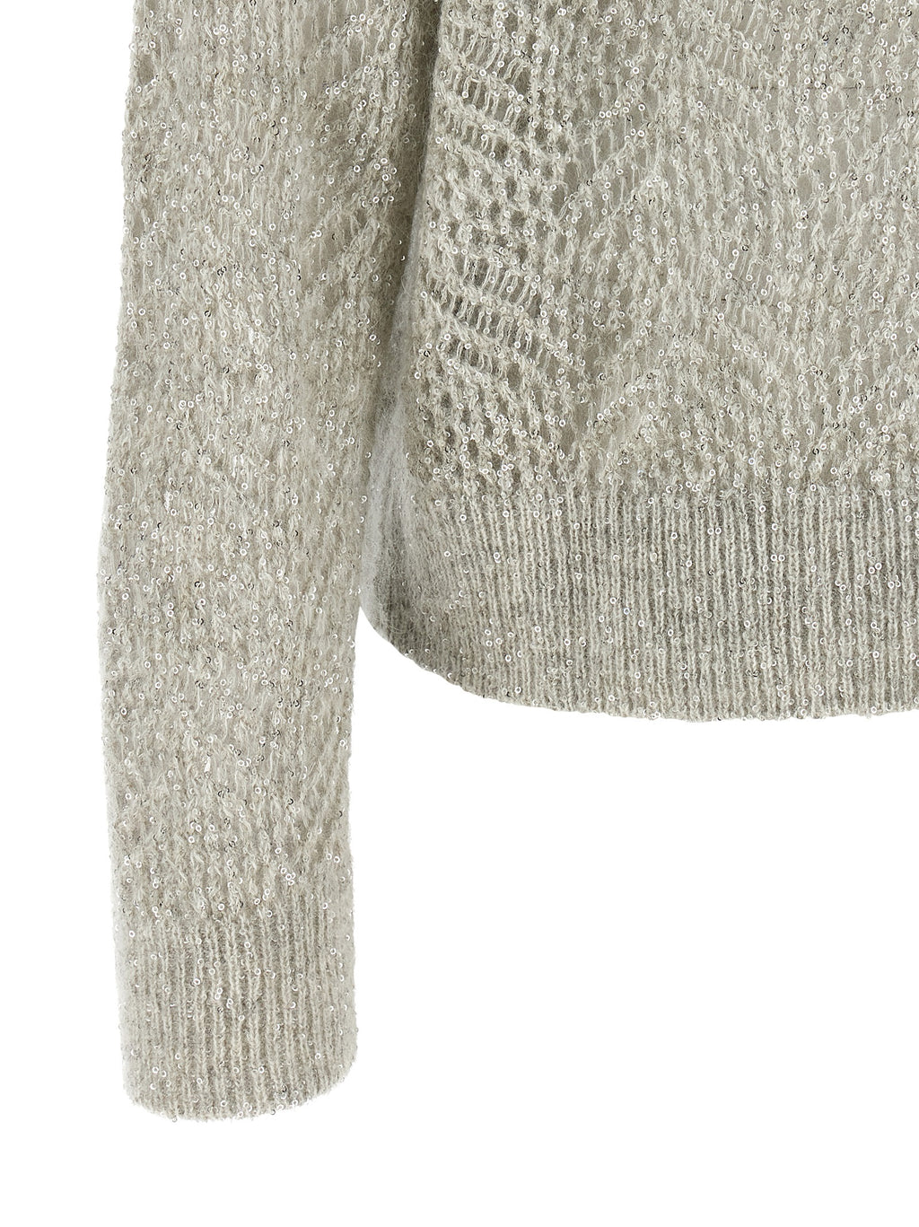 Brunello Cucinelli Gray Polyamide Cardigan