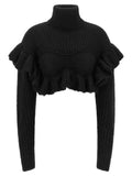 Elisabetta Franchi Black Mohair Cardigan