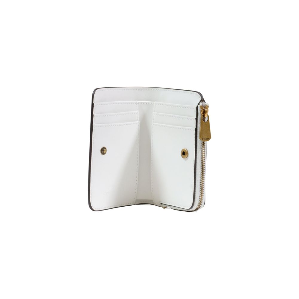 PINKO White Leather Wallet