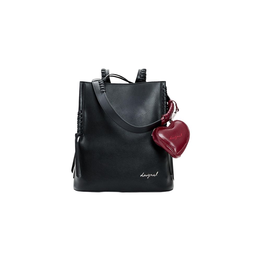 Desigual Black Polyethylene Backpack